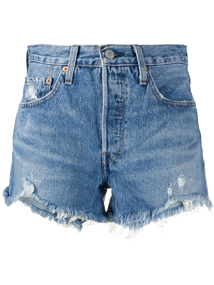 Levi's Short Blu Donna 501 Original 5