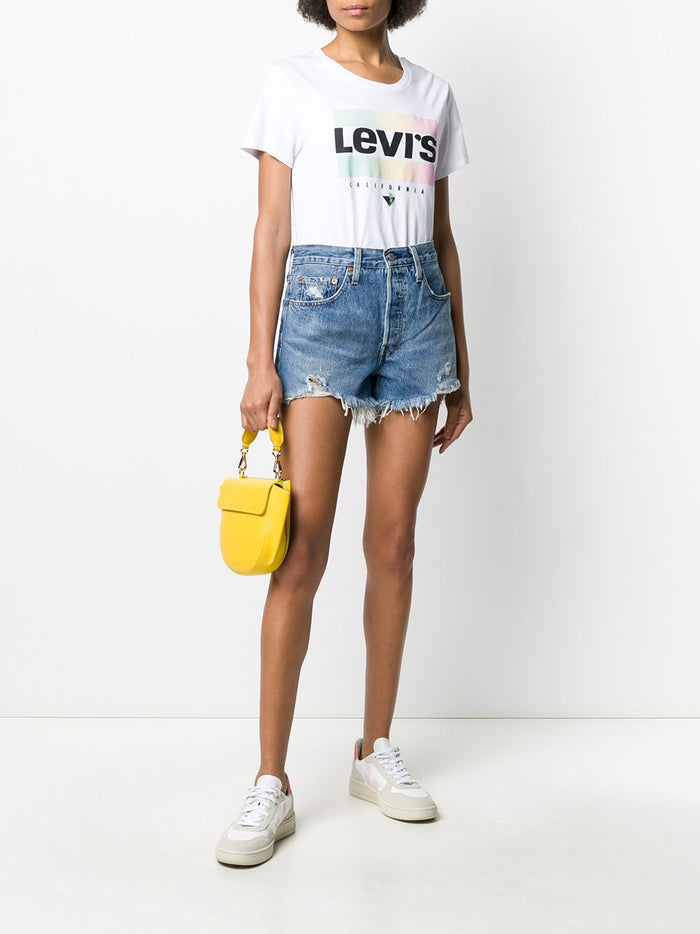 Levi's Short Blu Donna 501 Original 2