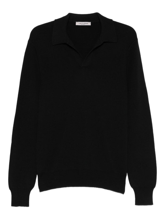 La Fileria Maglia Nero Uomo 1