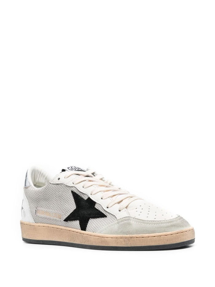 Golden Goose Scarpa Argento Uomo Ball Star 3