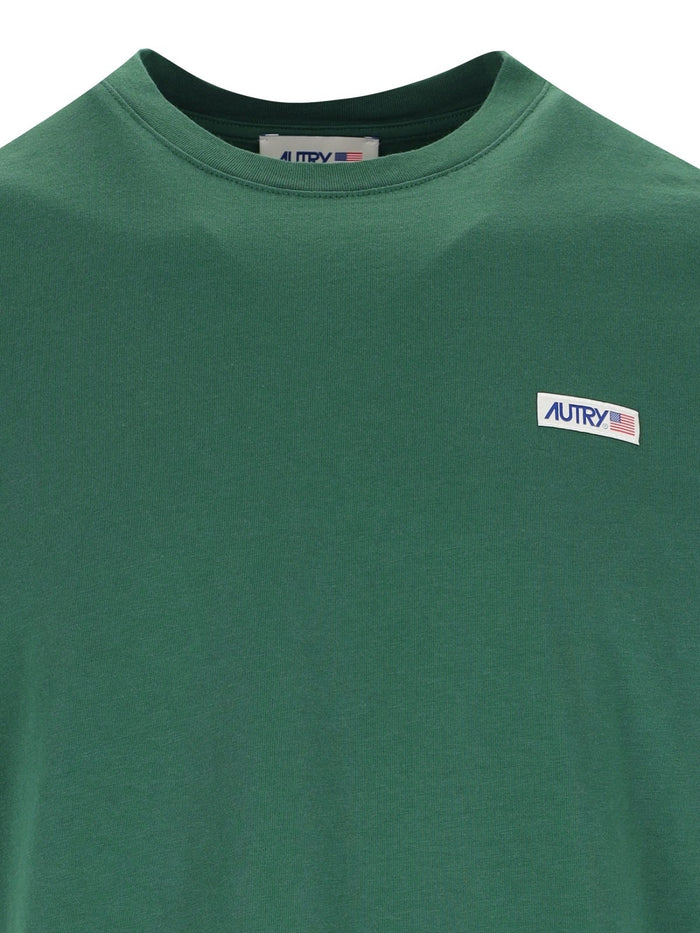 Autry Green Men's T-shirt Patch Logo 3