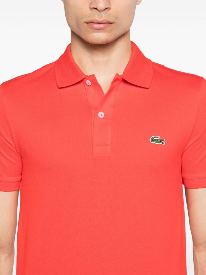 Lacoste Polo Rosso Uomo Ricamo Coccodrillo Verde 4