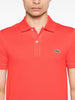 Lacoste Men's Red Polo Shirt with Green Crocodile Embroidery 4