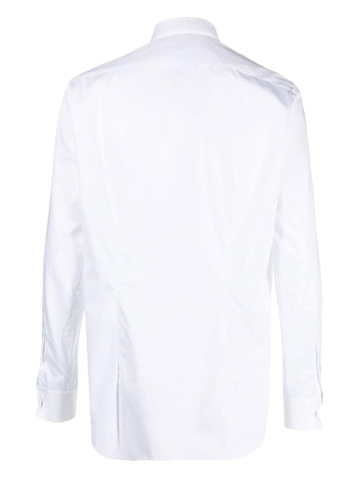 Xacus White Men's Shirt with French Collar Cotton 2