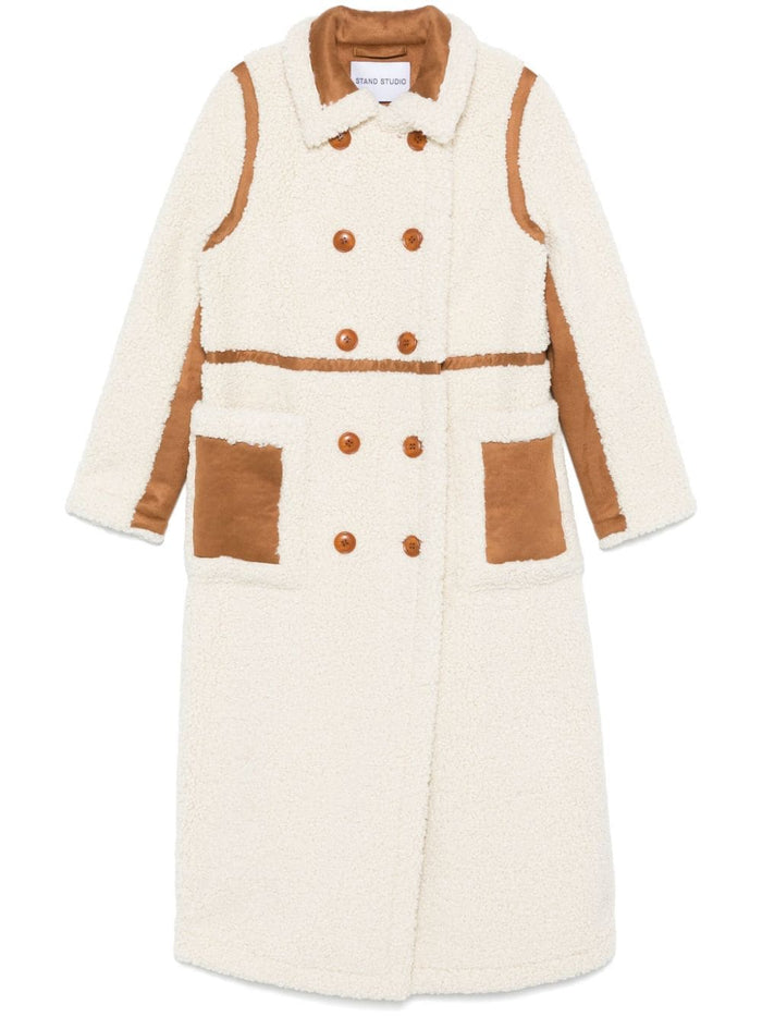 Stand Studio Coat White Woman 1