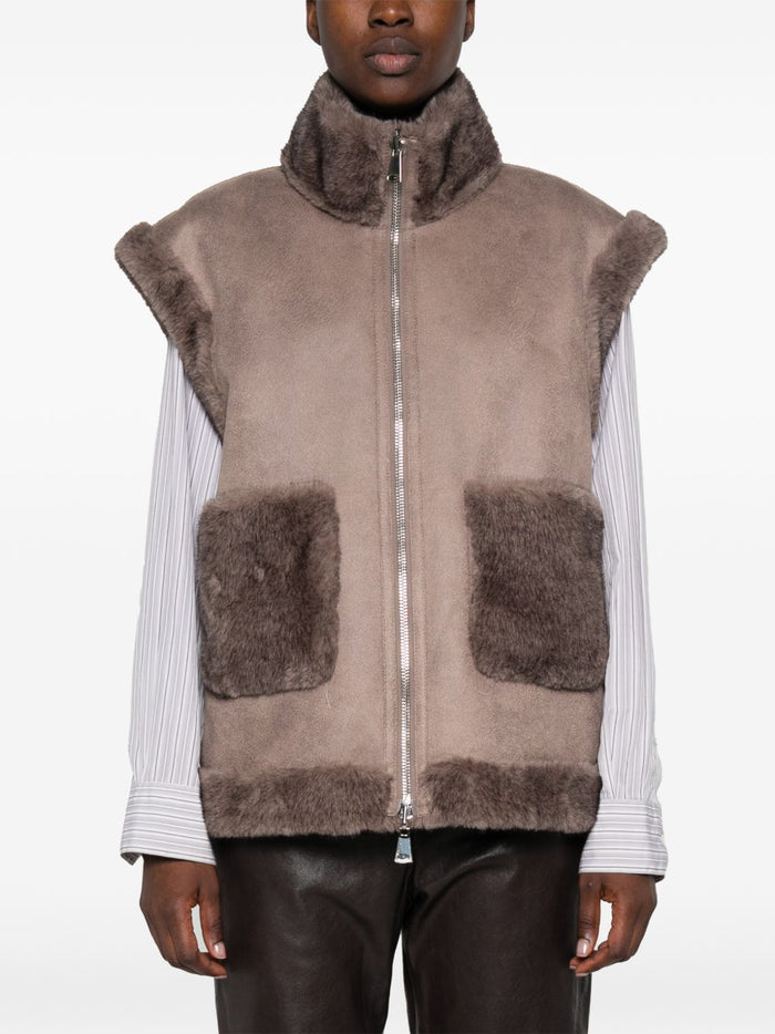 Zoe Paris Gilet Argento Donna 2