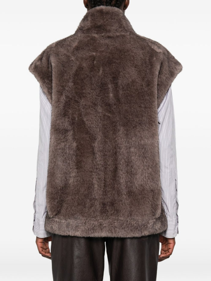 Zoe Paris Gilet Argento Donna 5