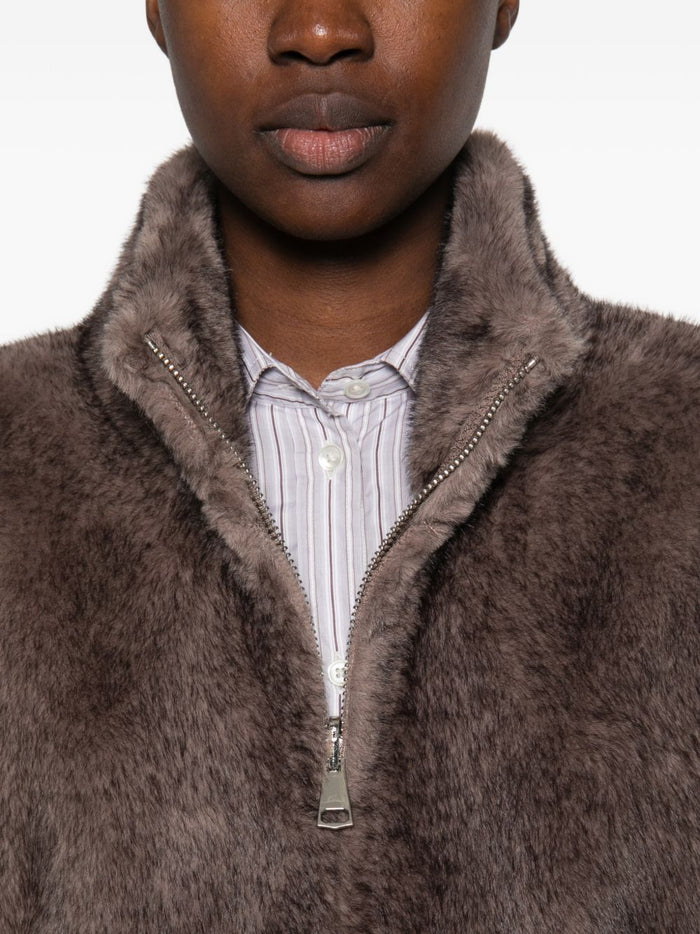 Zoe Paris Gilet Argento Donna 6