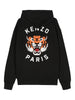 Kenzo Felpa Nero Uomo Stampa Tigre Posteriore 2