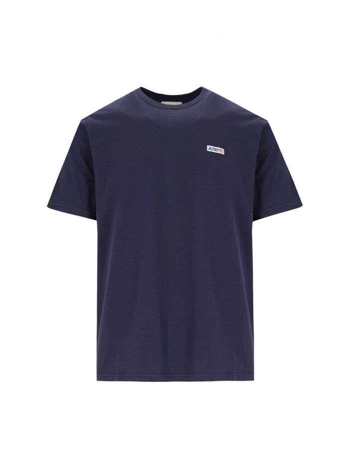 Autry T-shirt Blu Uomo Patch Logo 1