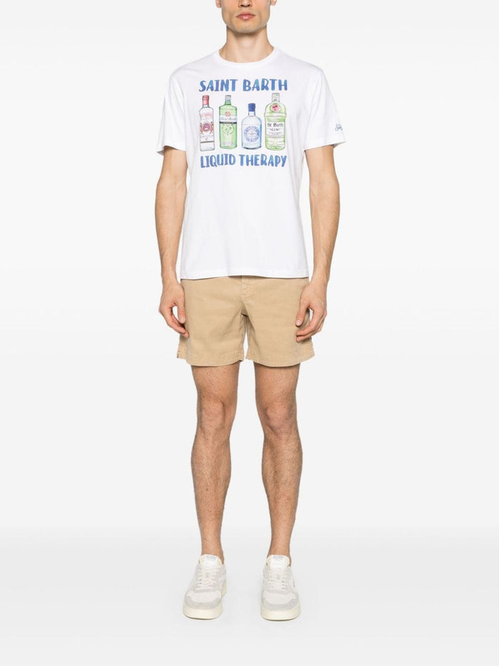 Mc2 Saint Barth Liquid Therapy Men's White T-shirt 1