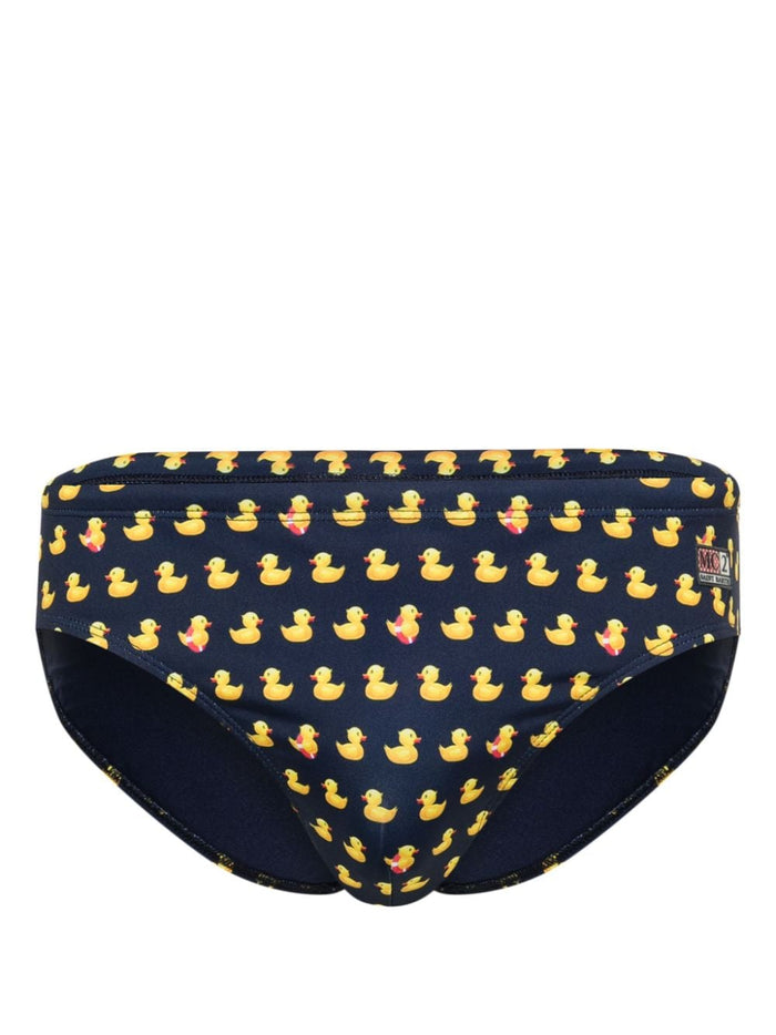 Mc2 Saint Barth Slip Blu Uomo Motivo Paperelle 1