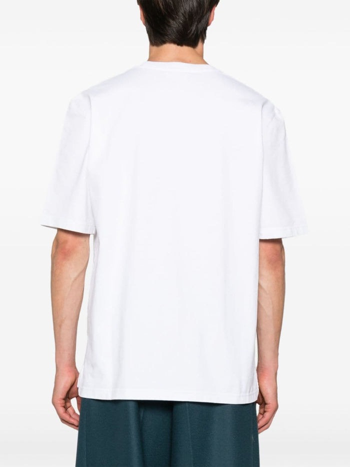 Marni Solid Color Men's White T-shirt 3