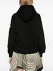 Kenzo Women's Black Sweatshirt with Hood Micro Flower Boke 4