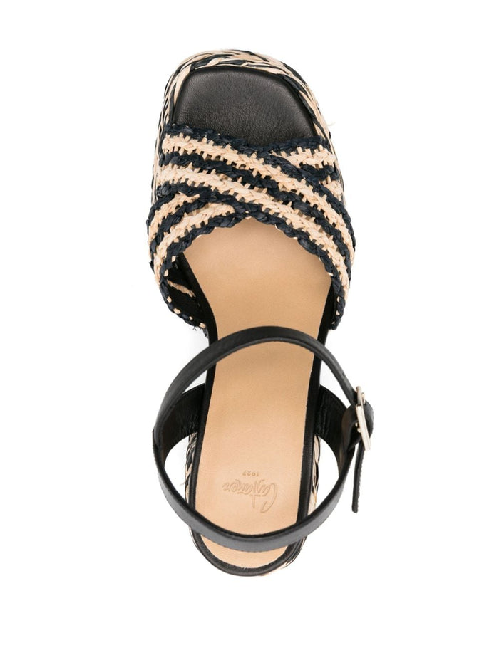 Castaner Scarpa Beige/Nero Donna Sandalo Vicen 2