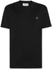 Philipp Plein T-shirt Nero Uomo Logo Strass 4