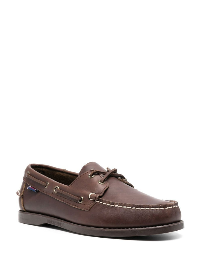 Sebago Scarpa Marrone Uomo Mocassino Docksides Portland 4