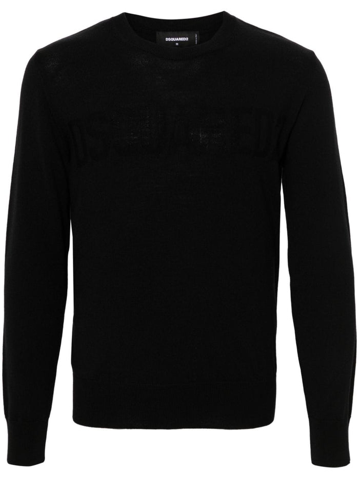 Dsquared2 Maglia Nero Uomo Motivo Logo 5