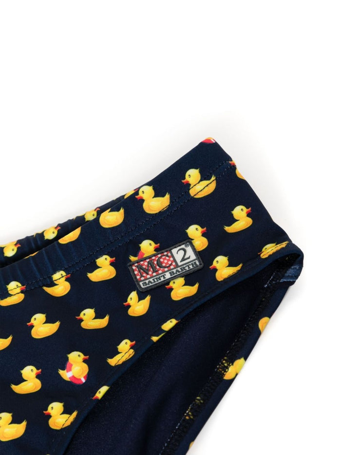 Mc2 Saint Barth Slip Blu Uomo Motivo Paperelle 3