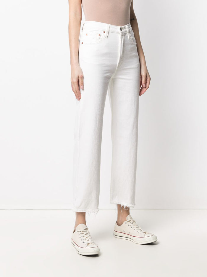 Levi's Jeans Blu Donna Ribcage Straight Alla Caviglia 1