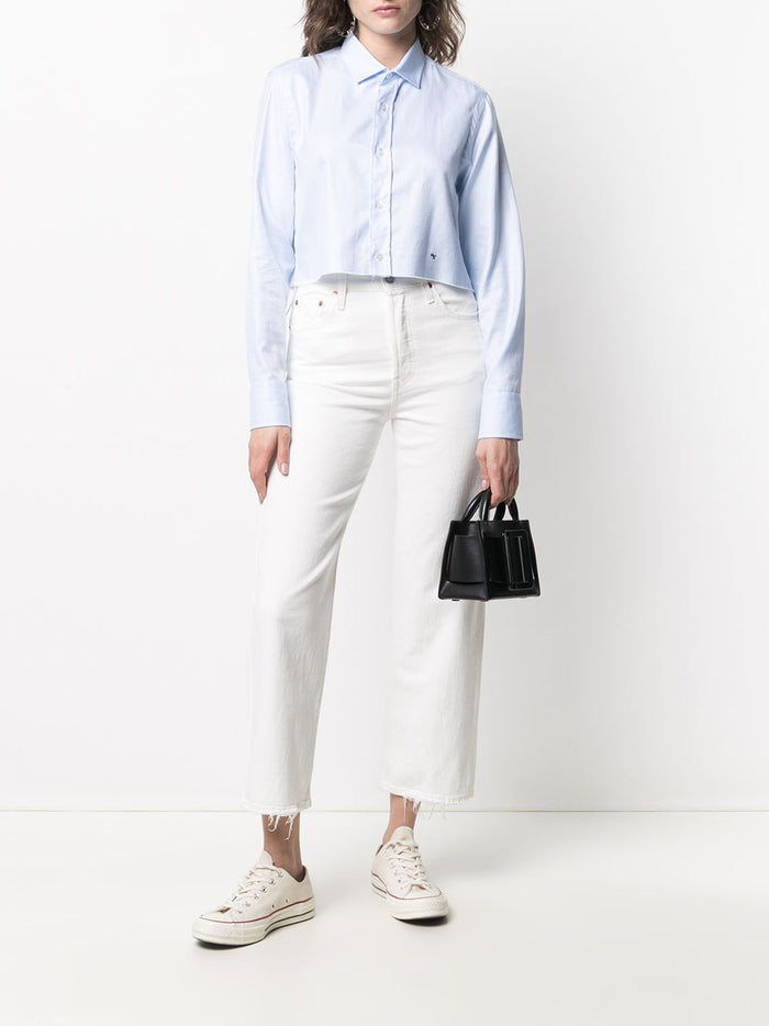 Levi's Jeans Blu Donna Ribcage Straight Alla Caviglia 2