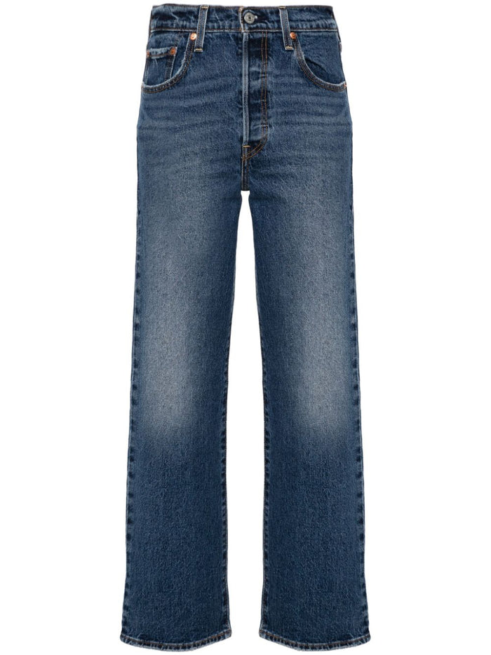 Levi's Ribcage Straight Ankle Donna Jeans Blu 5