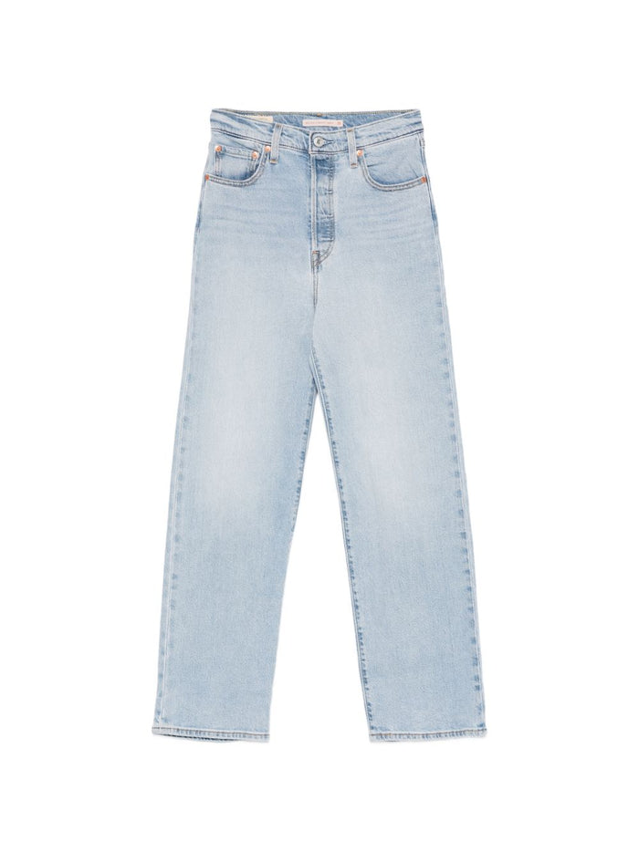 Levi's Jeans Blu Donna Ribcage Straight Ankle 1