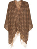 Liu.jo Brown Poncho Woman 1