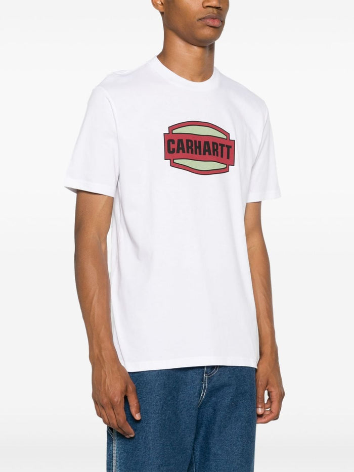 Carhartt T-shirt Bianco Uomo Stampa Logo 2