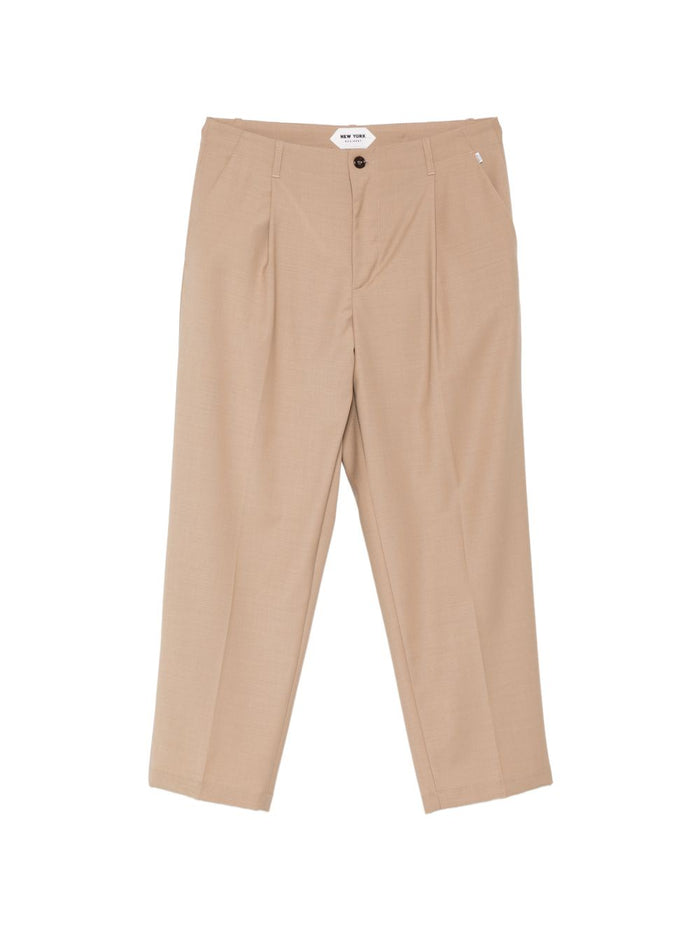 New York Pantalone Beige Uomo 1