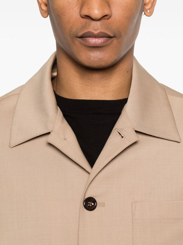 New York Camicia Beige Uomo 5