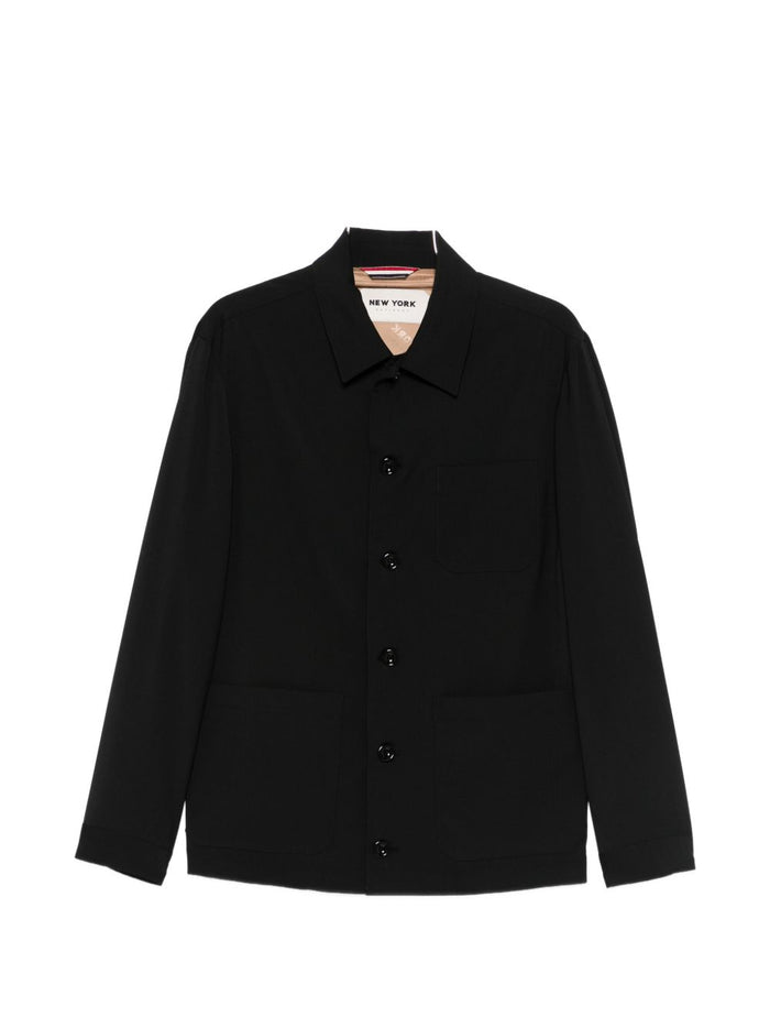 New York Camicia Blu Uomo 1