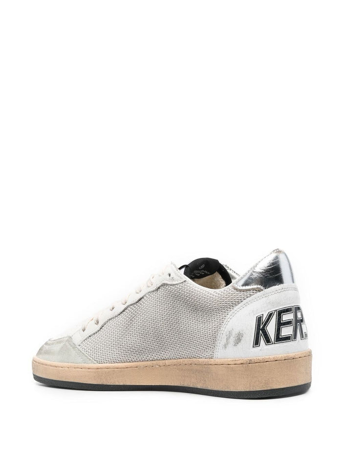 Golden Goose Scarpa Argento Uomo Ball Star 4