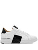 Philipp Plein Scarpa Bianco Uomo Placca Logo a Contrasto 1