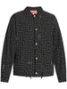 Kenzo Black Jacket Men Coach Printed 5