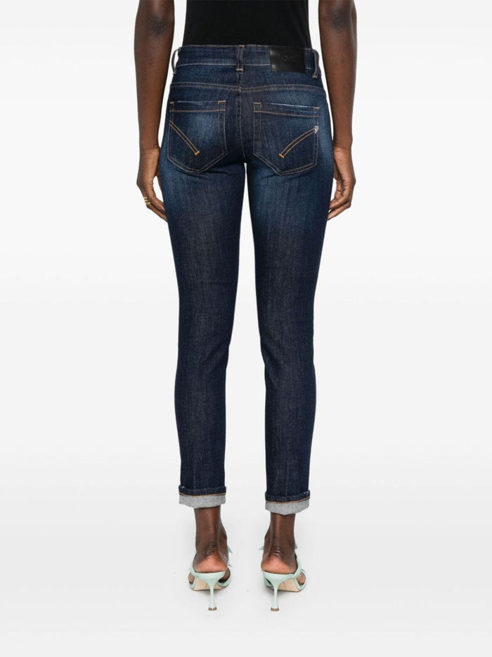 Dondup Jeans Blu Donna Monroe Skinny 3