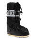 Moon Boot Scarpa Nero Donna Stivali Icon Stampa Logo 3