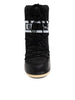 Moon Boot Scarpa Nero Donna Stivali Icon Stampa Logo 5