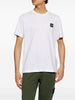 Stone Island T-shirt White Men Micro Patch Logo 2