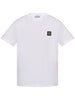 Stone Island T-shirt White Men Micro Patch Logo 5