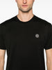 Stone Island T-shirt Black Men Micro Patch Logo 4