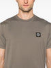 Stone Island Men's Brown T-shirt Micro Patch Logo 4