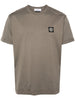 Stone Island Men's Brown T-shirt Micro Patch Logo 5