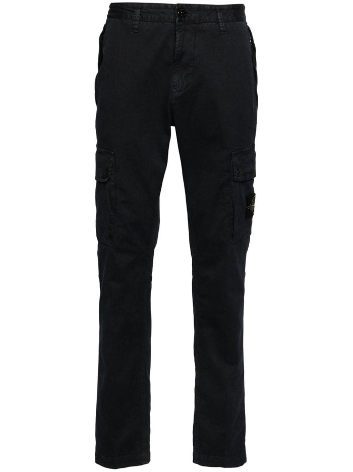 Stone Island Pantalone Blu Uomo Cargo 5