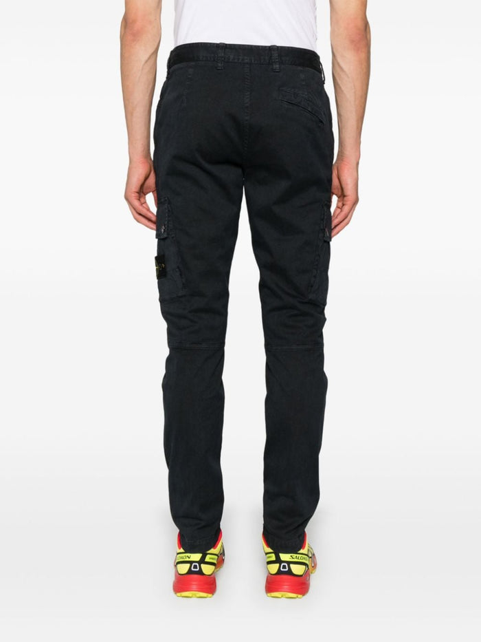 Stone Island Pantalone Blu Uomo Cargo 3