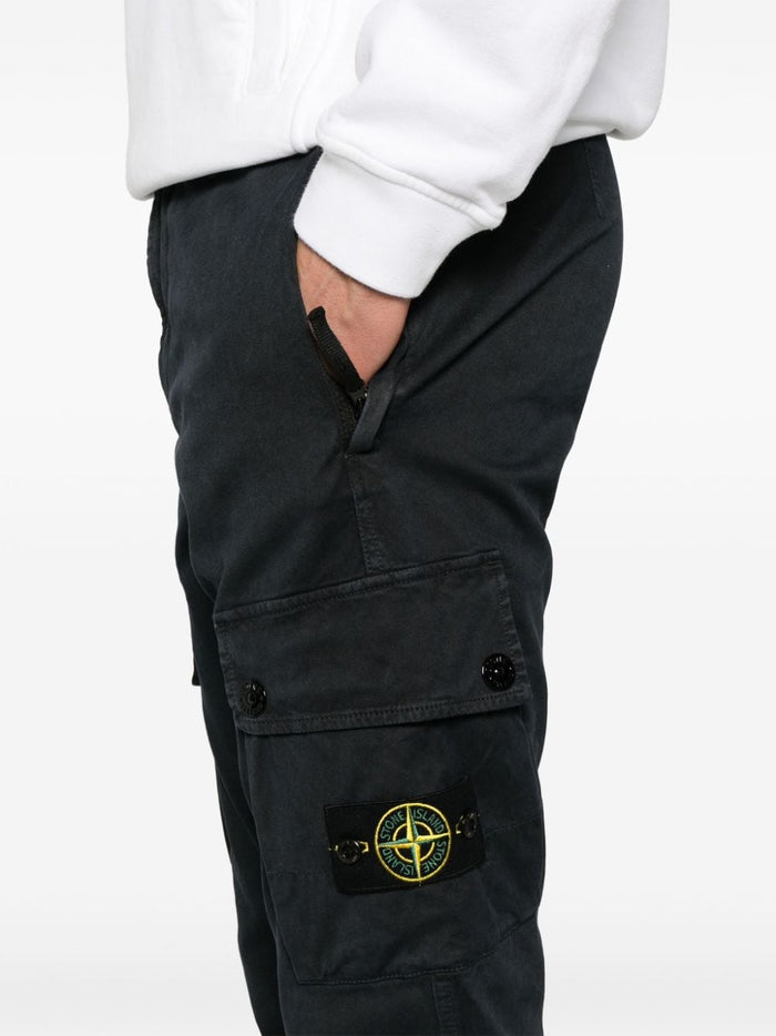 Stone Island Pantalone Blu Uomo Cargo 4