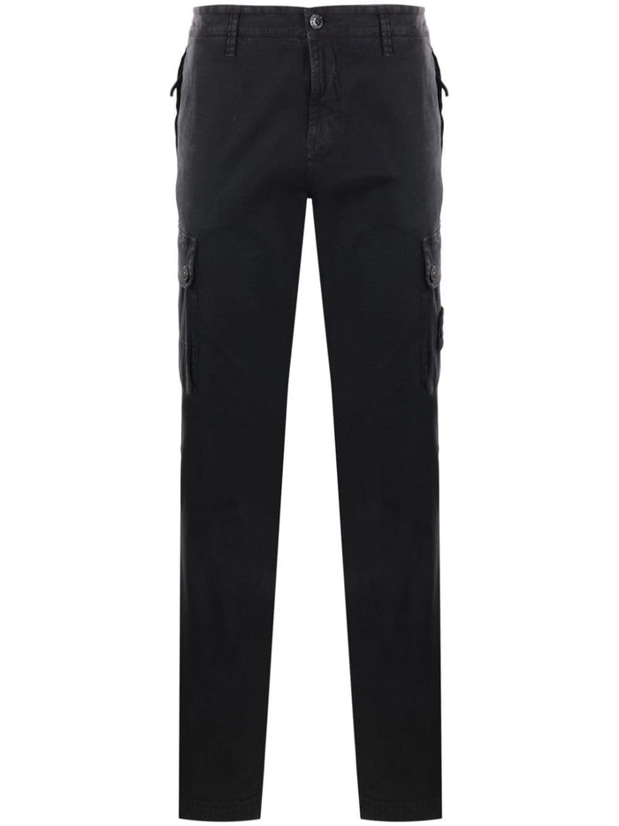 Stone Island Pantalone Nero Uomo Cargo 1