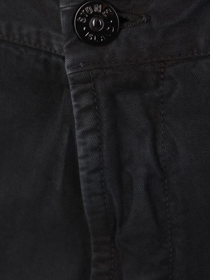 Stone Island Pantalone Nero Uomo Cargo 4