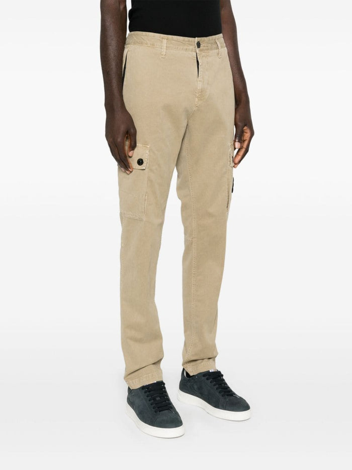 Stone Island Pantalone Marrone Uomo Cargo 2