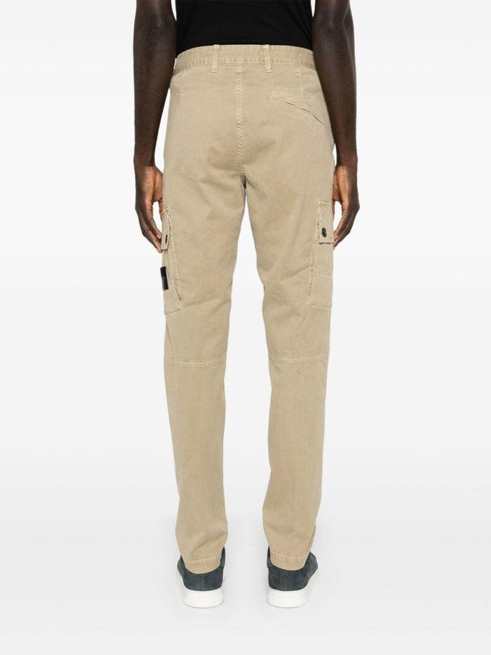 Stone Island Pantalone Marrone Uomo Cargo 3